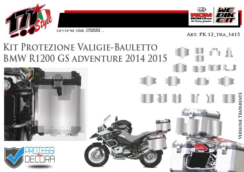 Kit Protezione Valigie e Bauletto BMW R1200GS
