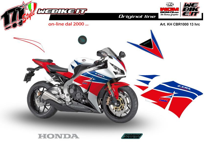 Kit adesivi Race Originali replica Honda CBR 1000 HRC 2013
