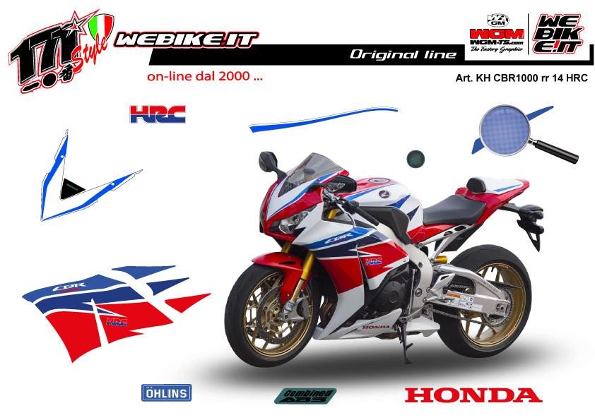 Kit adesivi Originali replica Honda CBR 1000 HRC 2014