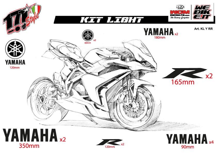 Kit Adesivi Light Yamaha RR series