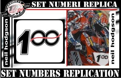 Set numeri Replica Neil Hodgson 100