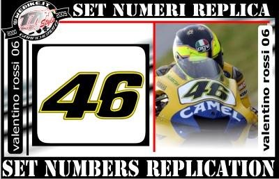 Set numeri Replica Valentino Rossi 46 (2006)