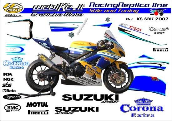 Kit adesivi Race replica Suzuki SBK 2007
