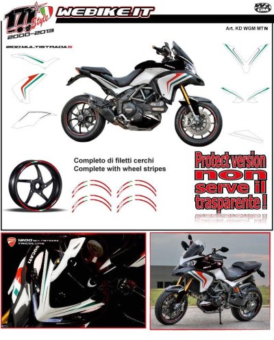 Kit adesivi WE per Ducati Multistrada "Tricolore N"
