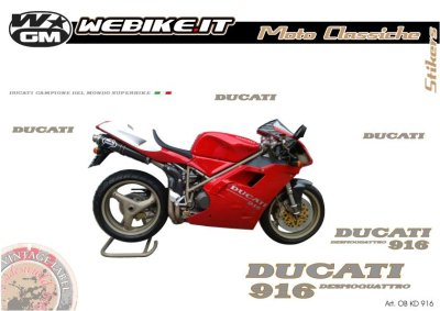Replica adesivi Ducati 916