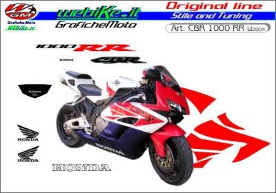 Kit adesivi Race Originali replica Honda CBR 1000 RR 2004