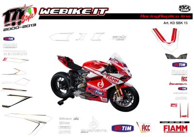 Kit adesivi Race replica Ducati SBK Alstare 2013