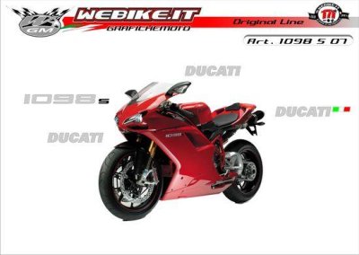 Kit adesivi Race Originali replica Ducati 1098 S