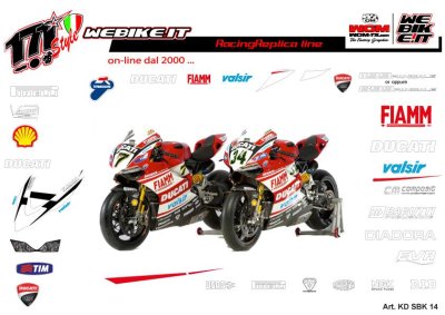 Kit adesivi Race replica Ducati SBK 2014