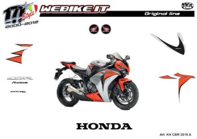 Kit adesivi Race Originali replica Honda CBR 1000 A 2010