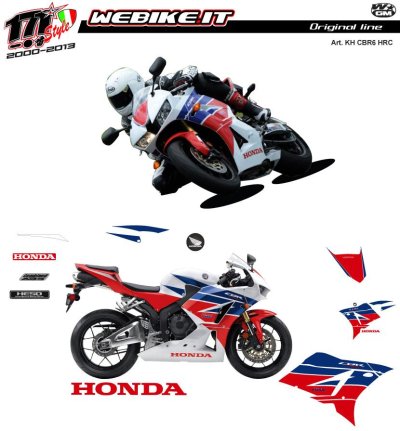 Kit adesivi Race Originali replica Honda CBR 600 HRC 2013