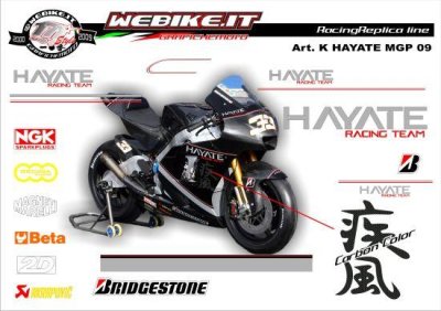 Kit adesivi Race replica hayate Kawasaki MotoGP 2009