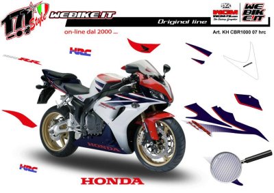 Kit adesivi Race Originali replica Honda CBR 1000 RR HRC 07