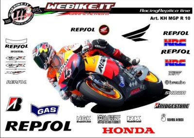 Kit adesivi Race replica Honda MotoGP REPSOL 2010