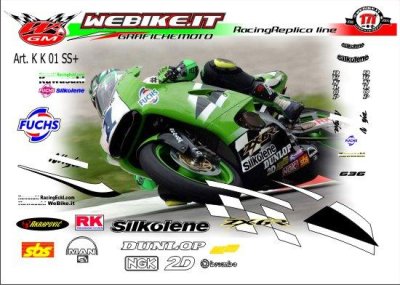 Kit adesivi Race replica Kawasaki SuperSport 2001