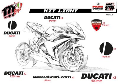 Kit Adesivi Light Ducati