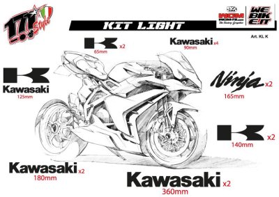 Kit Adesivi Light Kawasaki