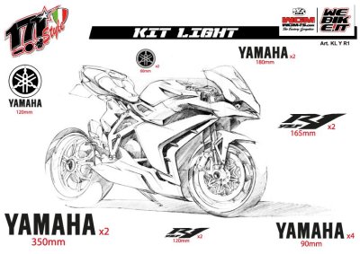 Kit Adesivi Light Yamaha R1