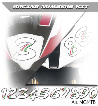Set Numeri di Gara tipo MTB