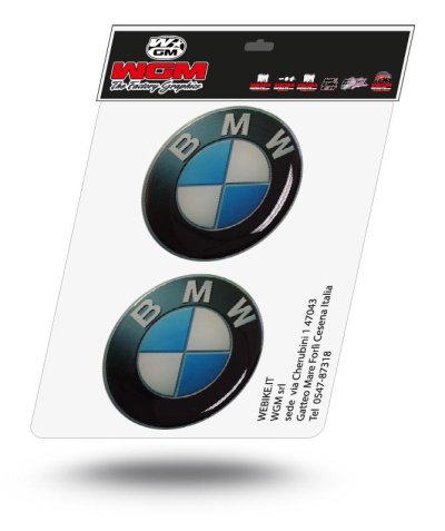 Coppia di loghi resinati BMW 