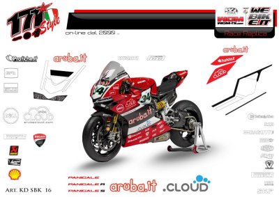 Kit adesivi Race replica Ducati SBK 2016 Aruba