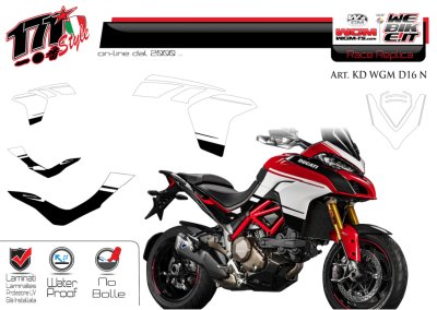 Kit adesivi WE per Ducati Multistrada - D16N