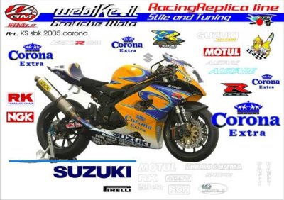 Kit adesivi Race replica Suzuki SBK 2005