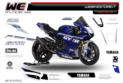 Kit adesivi Race replica Yamaha R1 SBK GYTR 2022