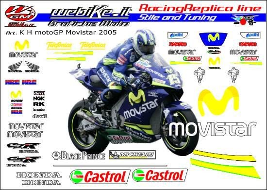 Kit Honda movistar MotoGP 2005