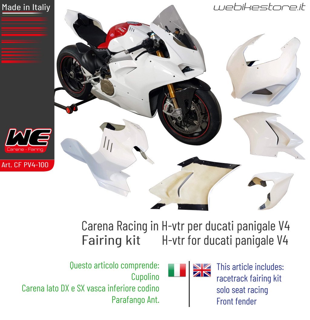 Complete fairing set for Ducati Panigale V4