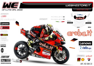 Kit stickers replica Ducati 2022 SBK