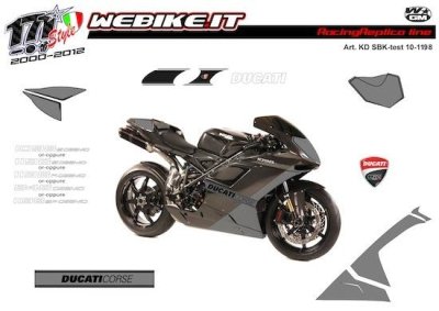 Kit Ducati SBK test 2012 for 1098 1198 848