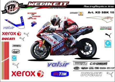 Kit Ducati superbike Xerox 2010