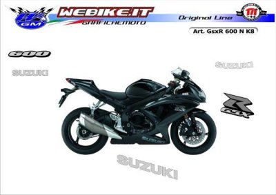 Kit Suzuki GSX-R 600 K8 black