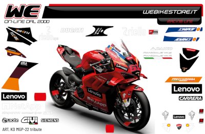Kit Stikers Race replica Ducati MotoGP 2022