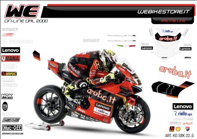 Kit stickers replica Ducati 2022 SBK