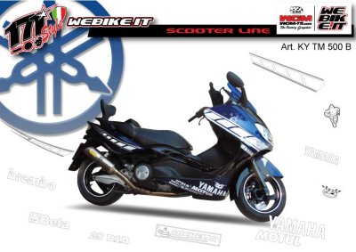Kit Yamaha T-max 500 Blue